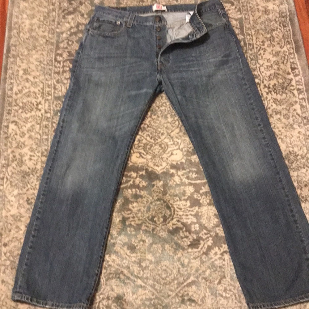 Mens Levi 501 Button Fly